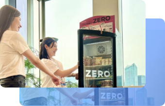 無人販売機「ZERO BOX」